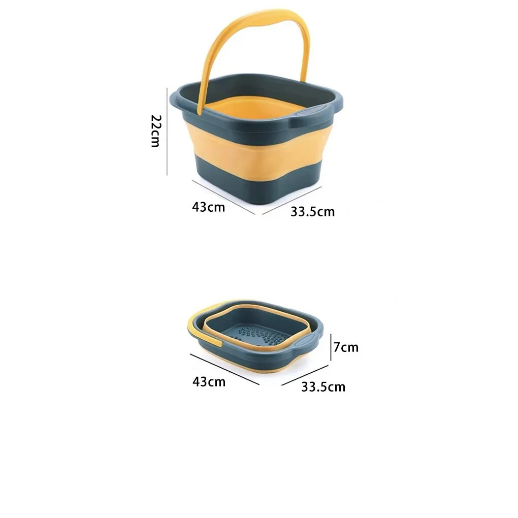Bassine bain de pied pliable - Bassin portable pour massage et relaxation - Image 7